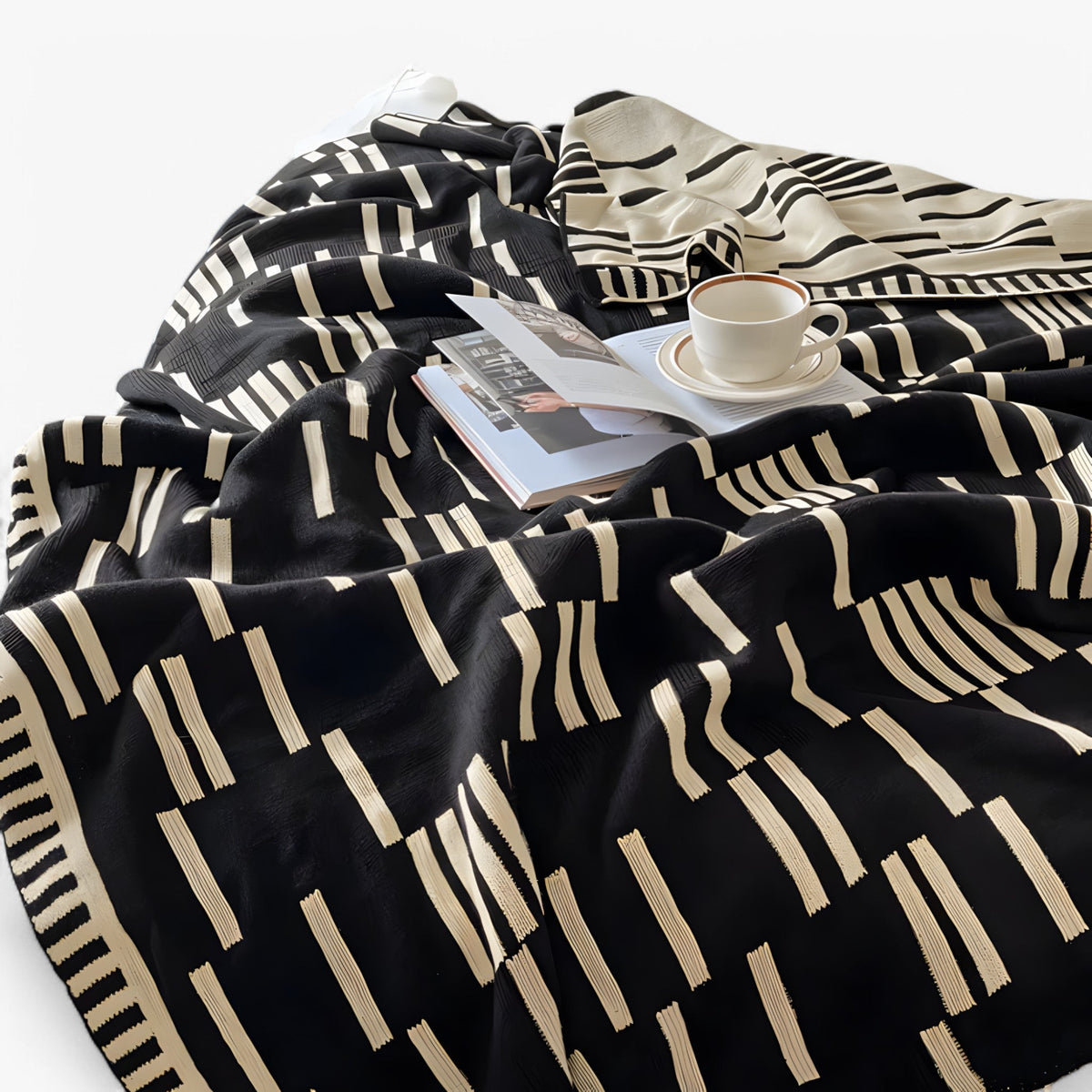 home & garden : Elegante Fleece Plaid 70 x 100 cm in van Pantino