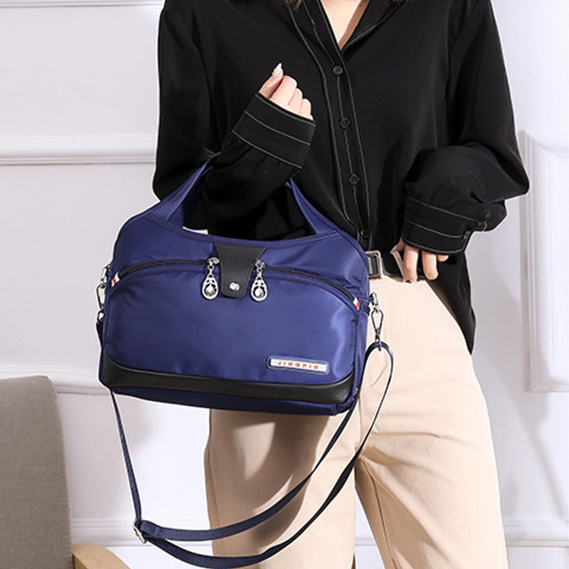 bags : Handtas Dames Grijs - MultiSafe - Waterdichte Nylon in van Pantino