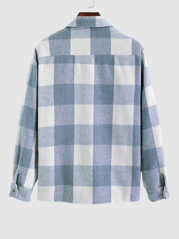 Shirt : Casual Geruite Heren Overhemd - Groen in van Pantino