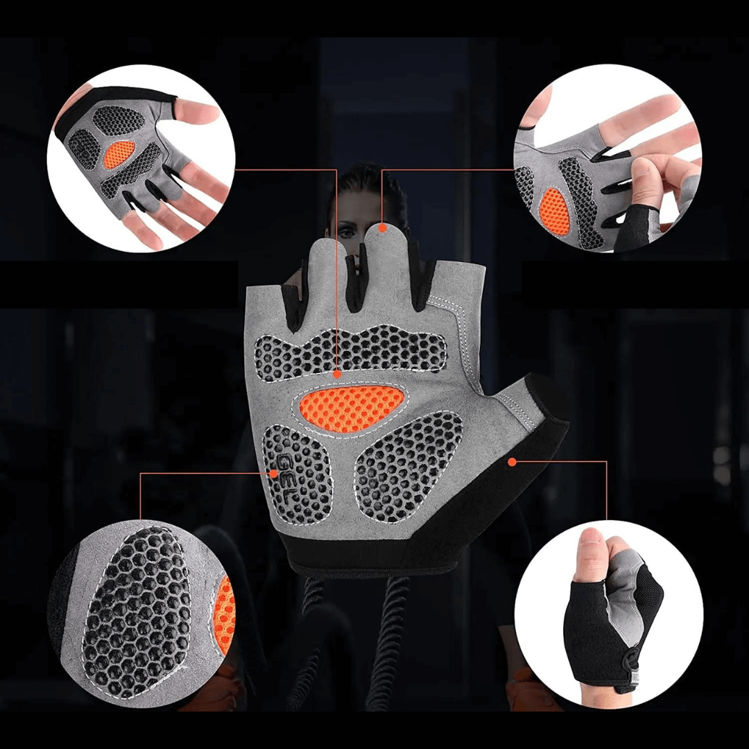 outdoor equipment : Sporthandschoenen Antislip voor Heren & Dames - Ademend, Comfortabel & Duurzaam - Ideaal voor Fitness & Fietsen in van Pantino