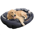 Panier Confortable Deluxe pour Chien - Noir