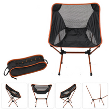 outdoor equipment : Portable Folding Moon Chair - De Ultieme Metgezel voor Al Je Buitenavonturen - Rood in Oranje van Pantino