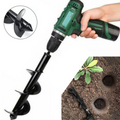 Jordbor til boremaskine - GardenFeel - Universel - Ø 60mm - Sort stål