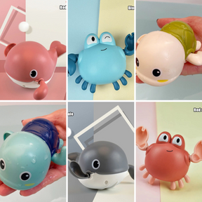 pets : Zwem Badspeelgoed Kinderen - Zwemmende Zeedieren Set - Kunststof in Set van 6 van Pantino
