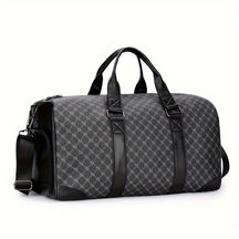 bags : Crossbody Tas Heren - Men 1 Stuks Draagbare -Reistas in Bladeren Patroon van Pantino