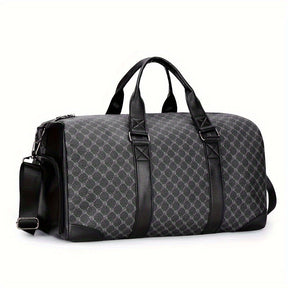 bags : Crossbody Tas Heren - Men 1 Stuks Draagbare -Reistas in Bladeren Patroon van Pantino