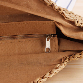 bags : Stro Handtas Zomer Strand - Beige in van Pantino