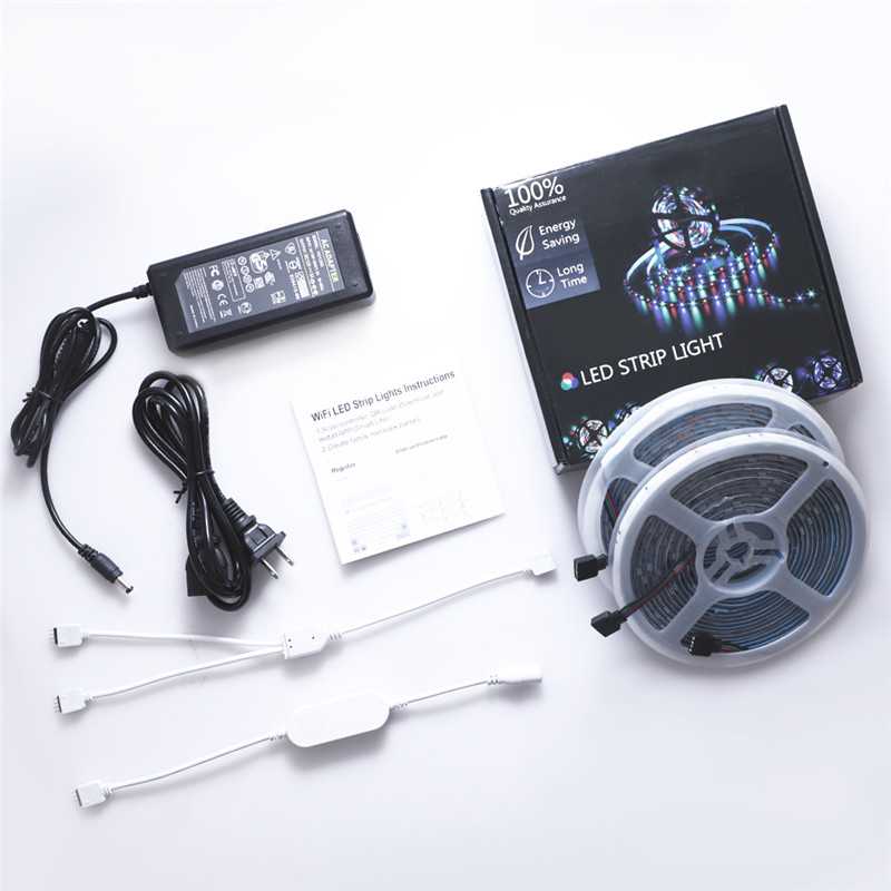 WiFi Smart RGB LED Strip Verlichting – 10m Waterdicht