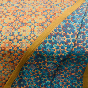 home & garden : Katoenen Quilt Oranje Blauw - Zeslaags Warm Beddengoed - Katoen in van Pantino