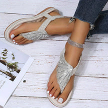 Sandals : Sandalen Dames Beige - Stijlvolle Strepen Design - Perfect voor die van een Trendy en Uniek Ontwerp Houden in Beige van Pantino
