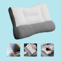 home & garden : SleepEase - Een Comfortabele Nachtrust Zonder Nekpijn - Wit in Wit van Pantino