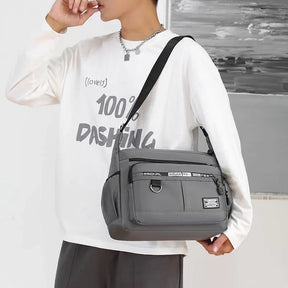 bags : Schoudertas Blauw - EasyCarry - Grote Capaciteit Crossbody in van Pantino