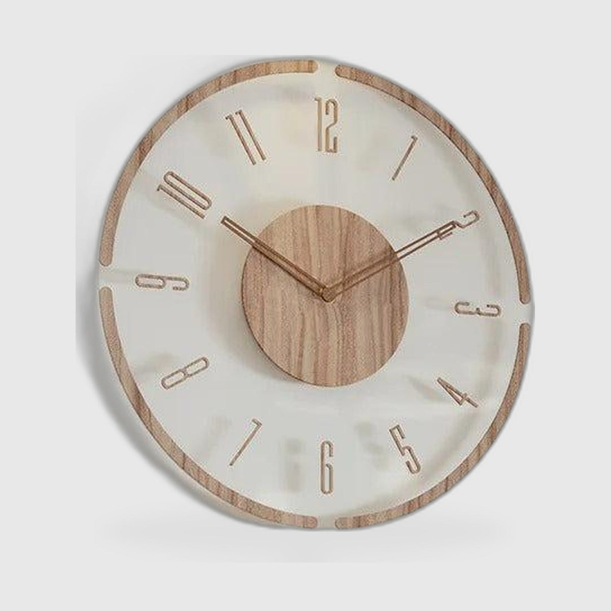 Minimalistische Houten Wandklok – Strak Design, Bestseller