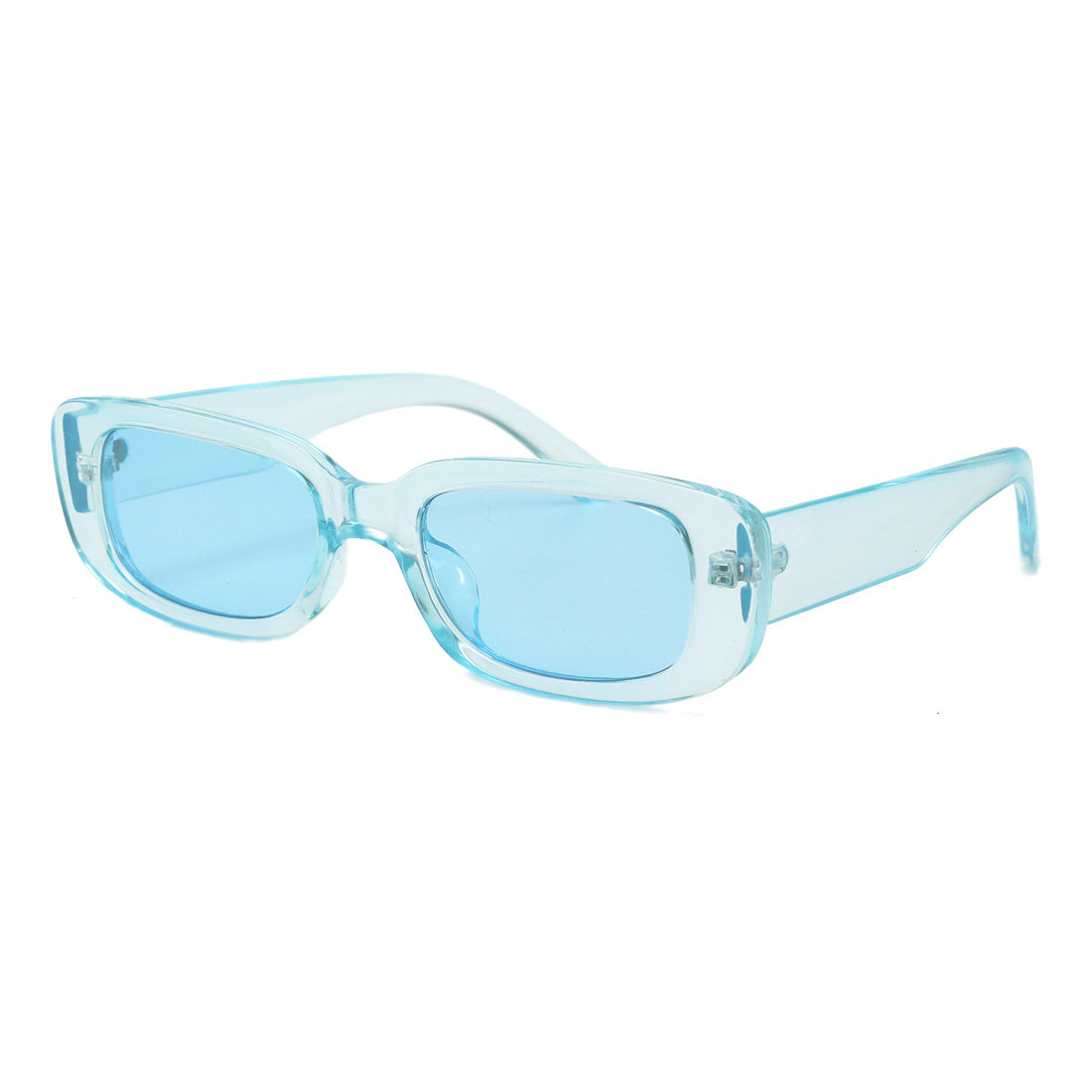 Sunglasses : Zonnebril Dames Zwart Grijs - Heren en Modieuze Sport Kleine Ovale Plastic in Transparant & blauw van Pantino