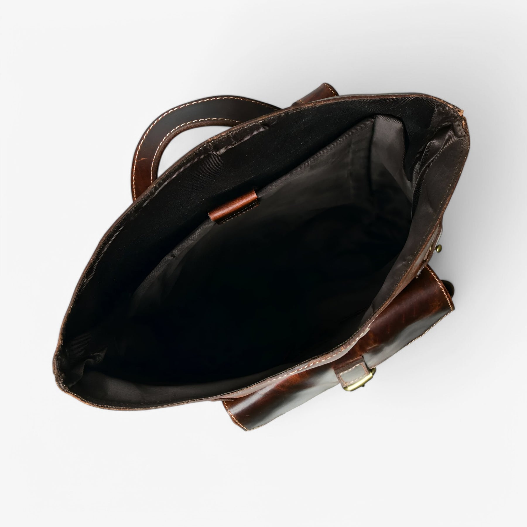 bags : Rugzak Bruin - Roll-Top in van Pantino