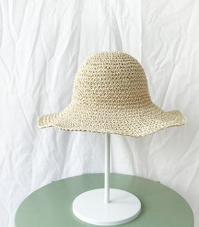 Hat : Hoed Khaki - Vakantie Cool Strand in Beige van Pantino