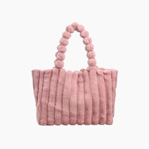bags : Schoudertas Khaki - Mary Evi - Chunky in Roze van Pantino