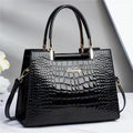 Borsa a mano lucida - Marrone