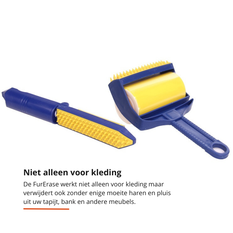 pets : FurErase 2-in-1 - Verwijder Dierenhaar en Pluisjes in een Handomdraai in van Pantino