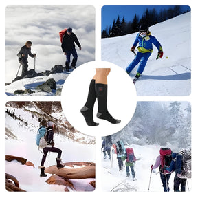other : HeatSocks - Verstelbare Verwarmde Sokken met 2 Gratis Powerbanks voor Ultiem Comfort - Grijs (One-Size) in van Pantino