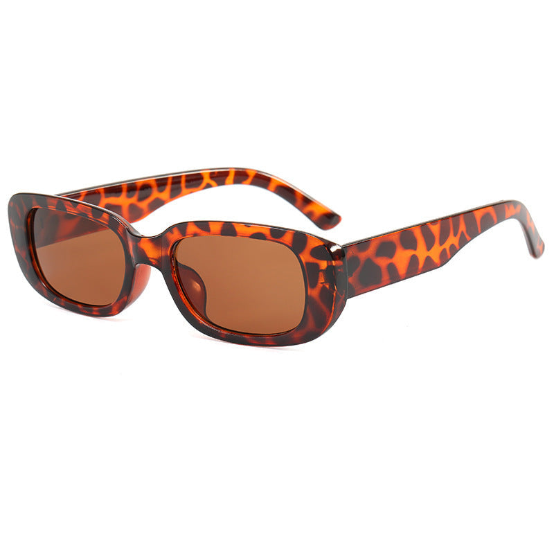Sunglasses : Zonnebril Dames Zwart Grijs - Heren en Modieuze Sport Kleine Ovale Plastic in Luipaard&donkerbruin van Pantino