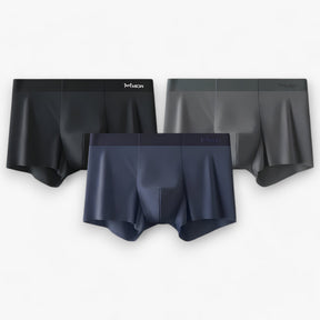 Men's Swim Trunks : Chill Heren Zwembroek - Ademend, Sneldrogend & Anti-Statisch voor Zomercomfort in Zwart - Donkergrijs - Donkerblauw van Pantino