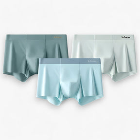 Men's Swim Trunks : Chill Heren Zwembroek - Ademend, Sneldrogend & Anti-Statisch voor Zomercomfort in Groen - Lichtgrijs - Lichtblauw van Pantino