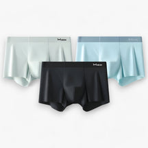 Men's Swim Trunks : Chill Heren Zwembroek - Ademend, Sneldrogend & Anti-Statisch voor Zomercomfort in Lichtgrijs - Lichtblauw - Zwart van Pantino