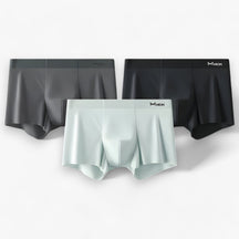 Men's Swim Trunks : Chill Heren Zwembroek - Ademend, Sneldrogend & Anti-Statisch voor Zomercomfort in Donkergrijs - Zwart - Lichtgrijs van Pantino