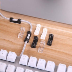 Cable Organizer Clips : Zelfklevende Kabelorganizers L Zorg voor een Opgeruimd Huis - Transparant in van Pantino