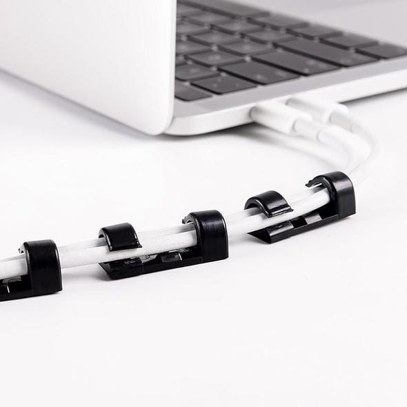 Cable Organizer Clips : Zelfklevende Kabelorganizers L Zorg voor een Opgeruimd Huis - Transparant in van Pantino