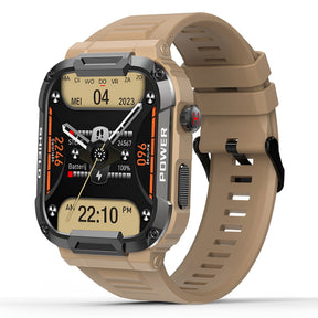 watches : The Elite Watch - Zwart in KHAKI van Pantino