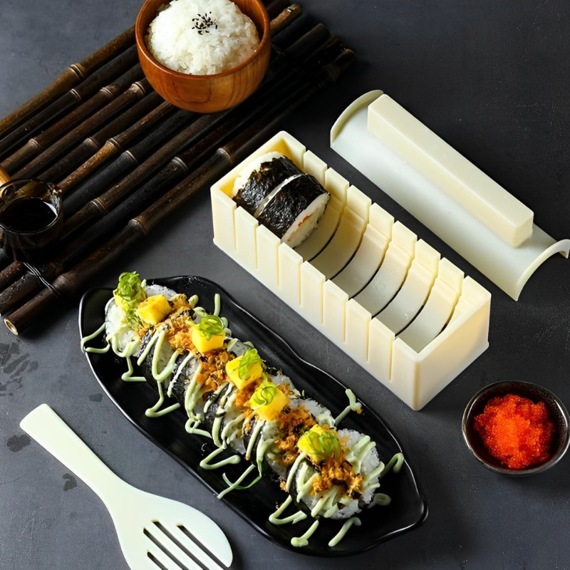home & garden : Sushi Maak Set - Eenvoudig Thuis Sushi Rollen - Kunststof in van Pantino