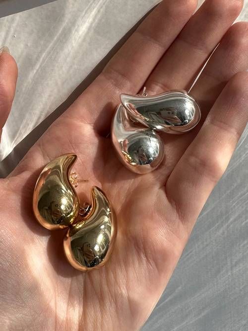 Earrings : Oorbellen Goud - SparkleAura - Met Druppel in van Pantino