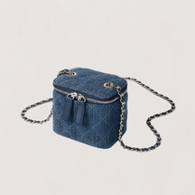 Handbags : Celeste Denim Schoudertas PM Dames - Denim Blauw in Enkel: donker van Pantino