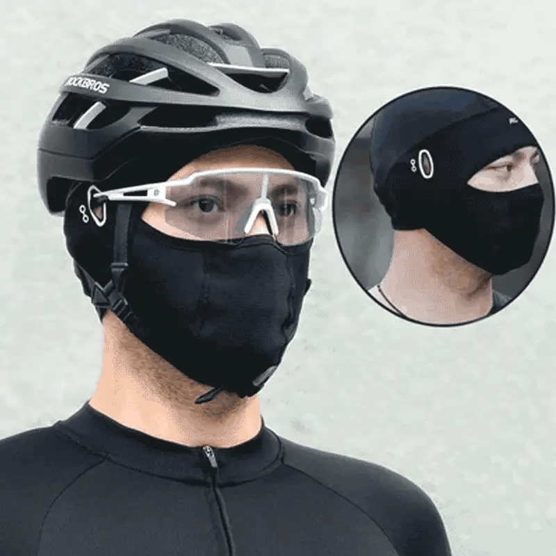 outdoor equipment : Waterdichte Gezichtsbescherming Zwart - Warme Winter Outdoor - Fleece in van Pantino