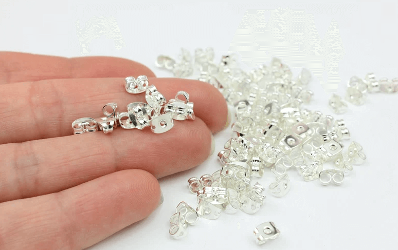 Earring Backs : Oorbellen Achterstopper - Zilver in van Pantino
