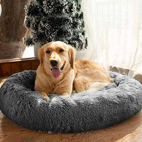 pets : Hondenbed Donut - Knus Comfortabel Zacht - Pluche in van Pantino