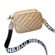 bags : The Tokyo Bag Dames Leer - Zwart in KHAKI van Pantino