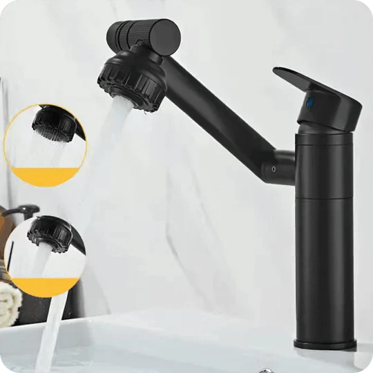 home & garden : AquaTwist - De Badkamerkraan - Zwart in Zwart van Pantino