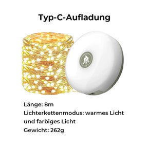 outdoor equipment : Waterdichte Draagbare Opvouwbare Lichtketting Type C Opladen in van Pantino
