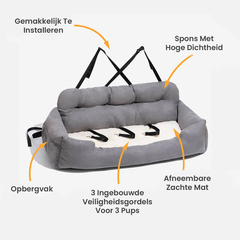 pets : Reis Bank Plush Pillow - Grijs in van Pantino