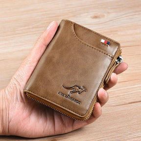 bags : Rfid Safety Wallet - Een Compacte en Veilige Portefeuille - Khaki in van Pantino