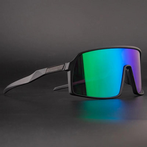 Cycling Sunglasses : Unisex Fietsbrillen Dames - Blauw/zwart in blauw groen zwart van Pantino