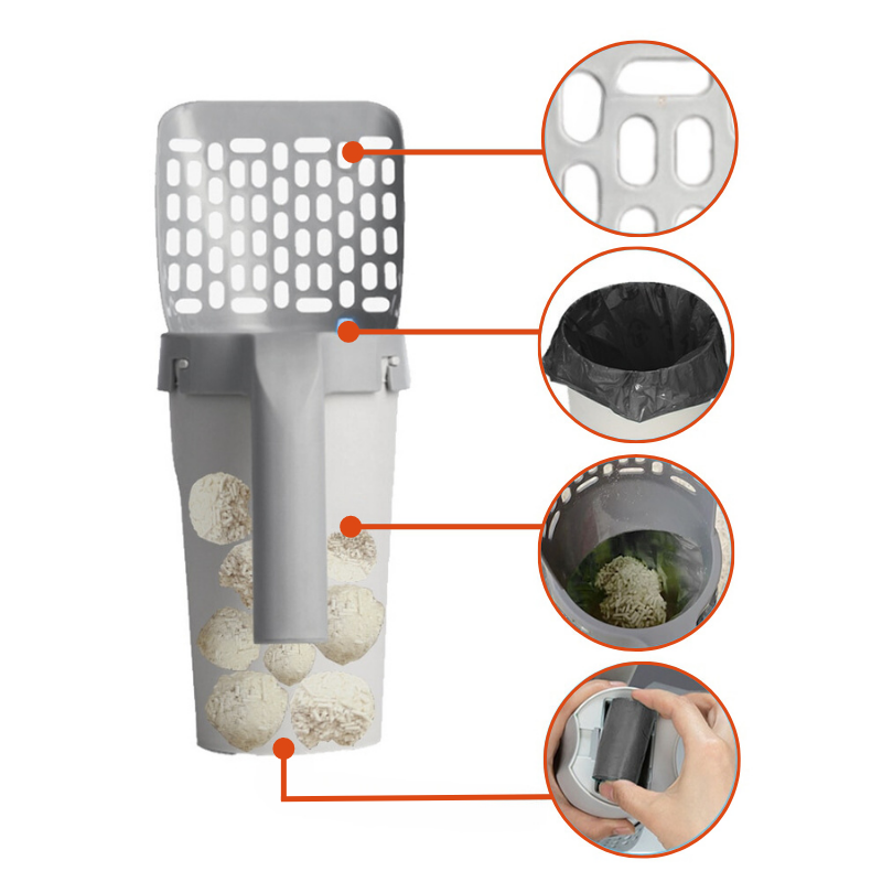 pets : EasyScoop - Een Schone en Stankvrije Kattenbak in een Handomdraai in van Pantino