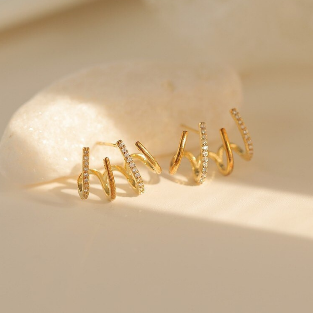 Earrings : Elegante Oorbellen (1+1) in van Pantino