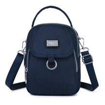 bags : Crossbody Tas Blauw - PhoneBag - Telefoonhoesje met Rits voor in Blauw van Pantino