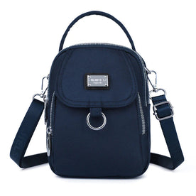 phone accessory : Crossbody Tas Blauw - PhoneBag - Telefoonhoesje met Rits voor in Blauw van Pantinoshop