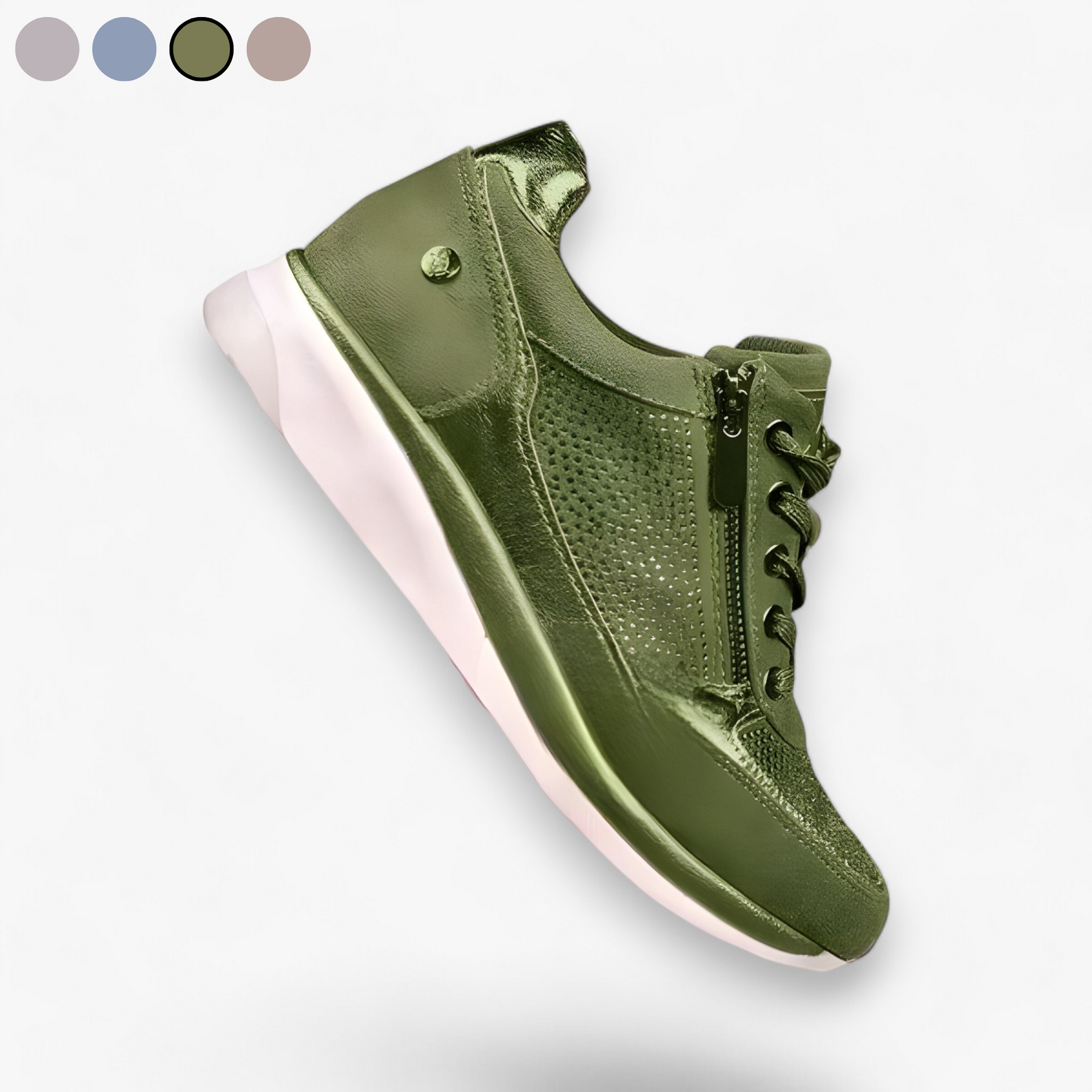 Orthopedic Shoes : Schoenen Grijs - Orthopedische Comfortschoenen - Voor Superieure Voetondersteuning en Comfort in Groen van Pantino
