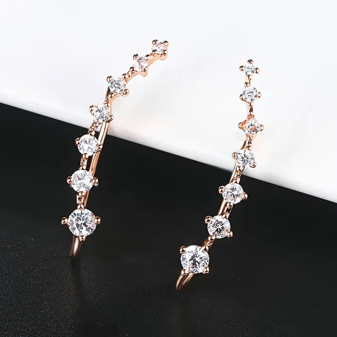 Earrings : Diamanten Oorbellen met Zeven Sterren Dames - Goud in Goud van Pantino